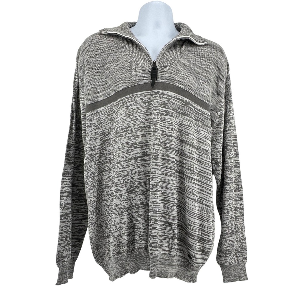 Projek Raw Quarter Zip Sweater Mens XL Gray NWT